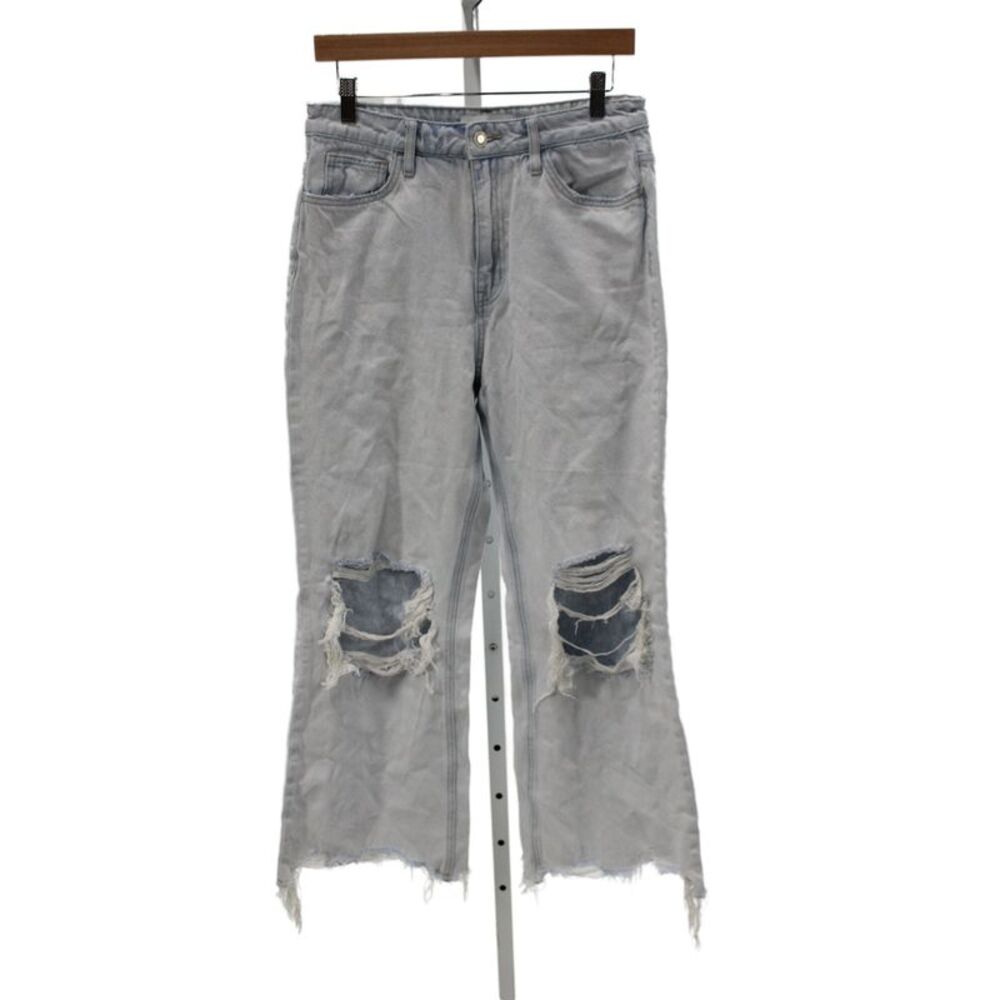 Vervet Women Wide Leg Jeans Blue High Rise Size 28